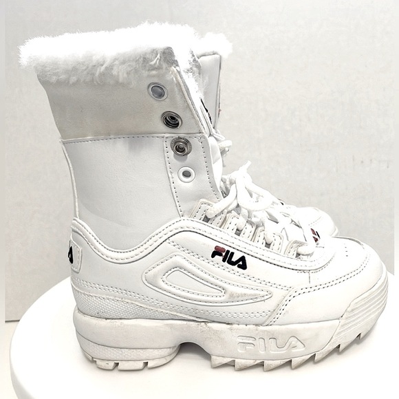 Fila Disrupters Shearlings Winter Boots - Toddlers Size 10 - Picture 5 of 10